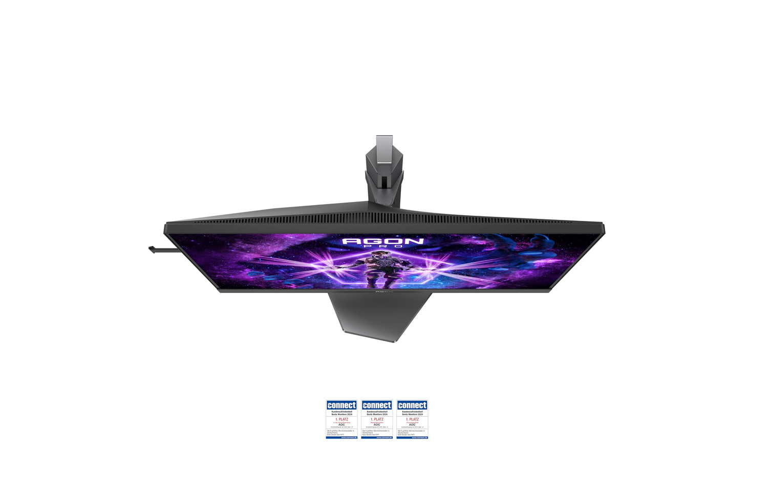 AOC Agon AG246FK6 Monitor 24” FHD, 610Hz, TN Esports, 0.5 ms GtG, HDR400, G-Sync Compat., Altura Ajustable (1920x1080, 2X HDMI 2.1, 1x DP 1.4, USB-Hub) Negro/Gris