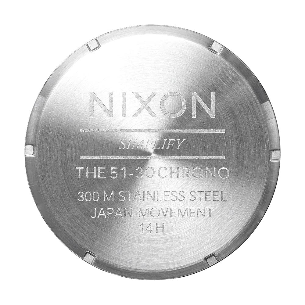 Nixon Reloj Analógico para Hombre de Cuarzo con Correa en Acero Inoxidable A083-2871-00