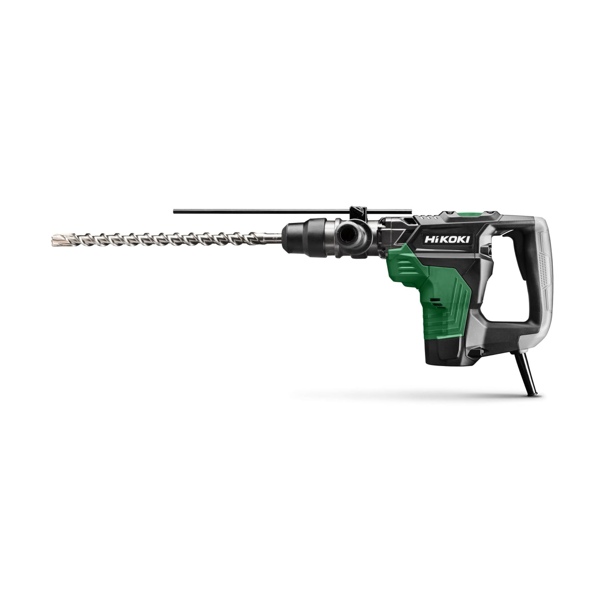 HiKOKI Martillo perforador y cincelador SDS-Max - 1100 W, 7,1 J de energía de impacto, 40 mm de diámetro de perforación, 2800/min de tasa de impacto - Baja vibración, mango ergonómico - Incl. maletín