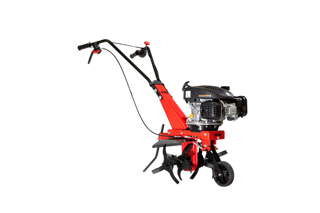 AL-KO Motoazada de Gasolina MH 360 Easy, 2,2 kW de Potencia del Motor, 4 Cuchillos de Picar, 36 cm de Ancho de Trabajo, para Superficies de hasta 150 m², Incluye Rueda de Transporte, Rojo y Negro