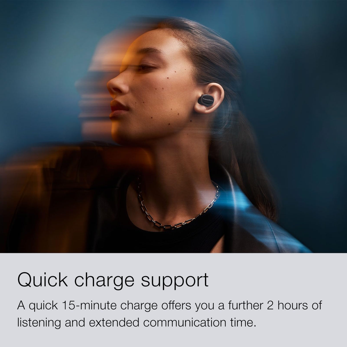 Bowers & Wilkins Pi8 Auriculares inalámbricos True Wireless con Bluetooth, AptX, cancelación de Ruido Activa (ANC) y micrófonos Integrados - Dove White