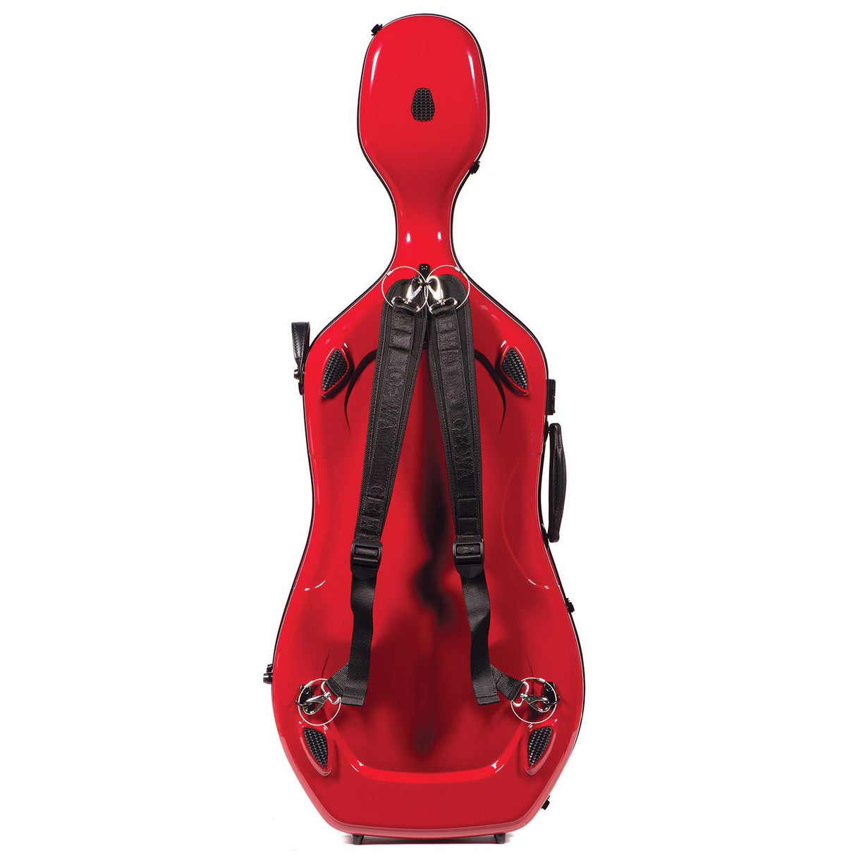 Gewa Celloetui AIR 3,9 kg rojo/negro Made in Germany extremadamente irrompible, mejores propiedades aislantes