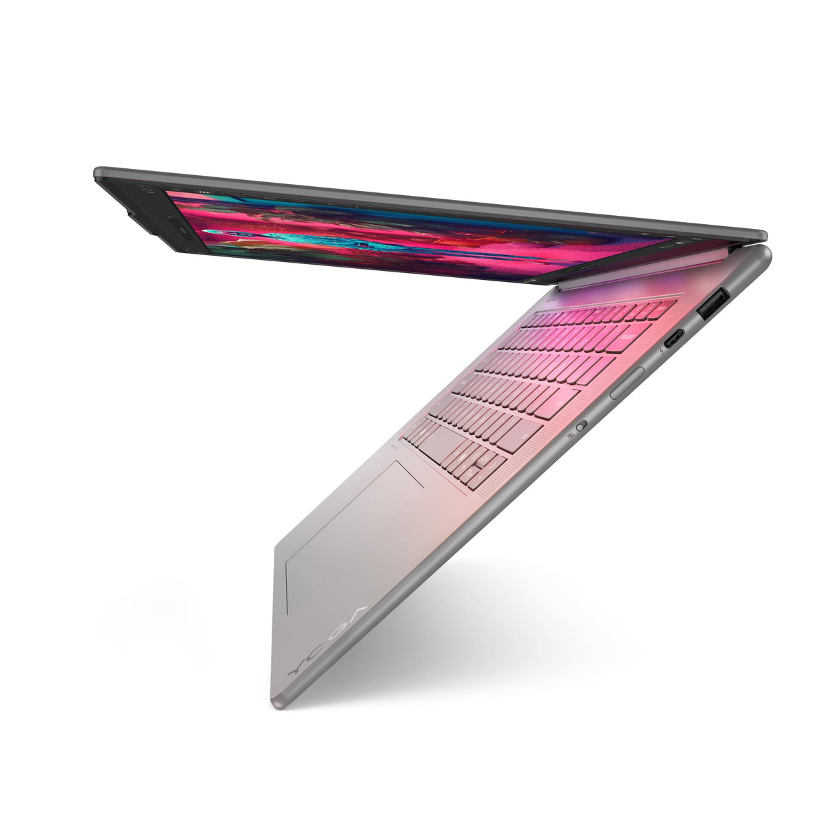 Lenovo Yoga Slim 7 – Ordenador Portátil Aura Edition - Copilot+ PC, 15.3" 2.8K WQXGA Táctil (Intel Core Ultra 7 258V, 32GB RAM, 1TB SSD, Windows 11 Home, Wi-Fi 7), Teclado QWERTY Español, Luna Grey
