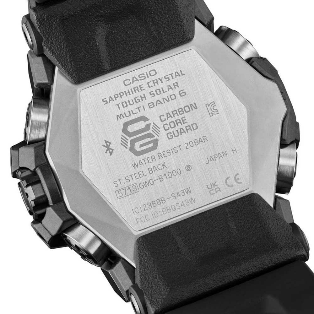 CASIO Reloj Hombres de Cuarzo con Correa en Acero Inoxidable GWG-B1000-1AER