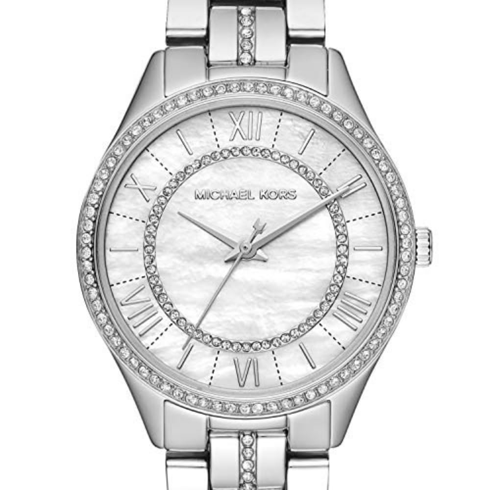 Michael Kors - Reloj para Dama de Acero Inoxidable Plateado Lauryn MK3900