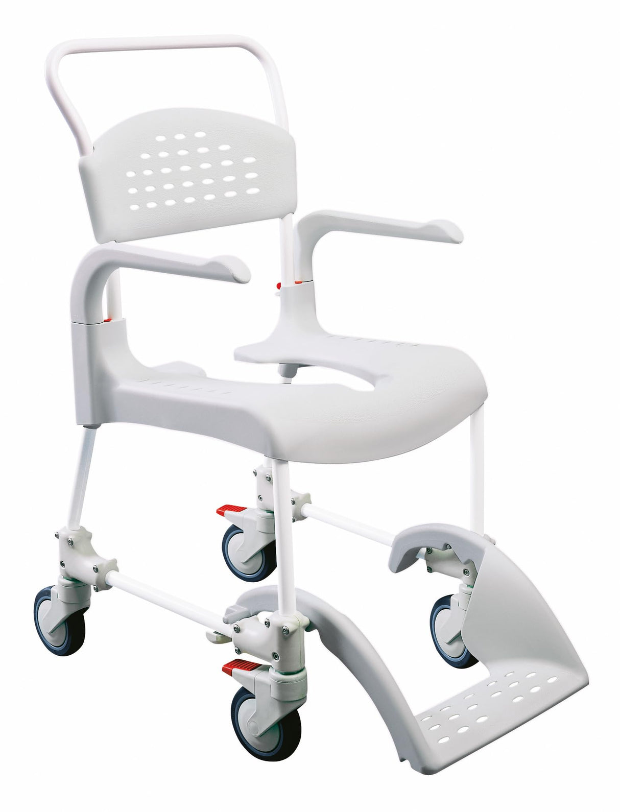 Etac Clean - Silla de Ruedas para la Ducha (55 cm), Color Blanco