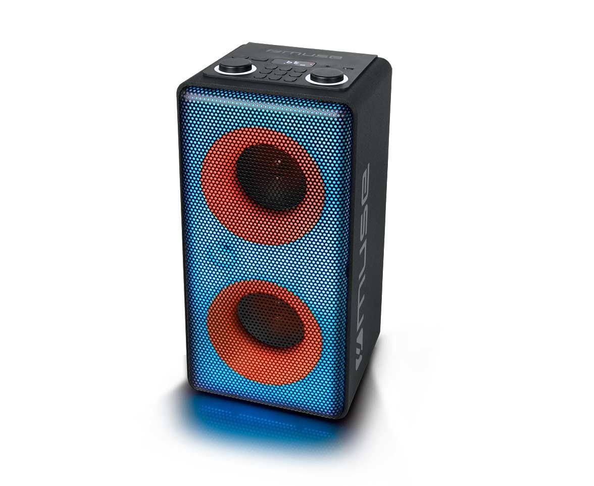 Muse M1808DJ - Altavoz portátil (150 W), Color Negro