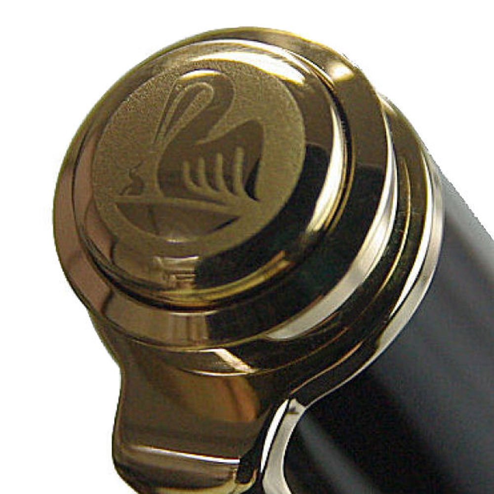 Pelikan M600 Pluma estilográfica Souverän 600 plumín F en oro bicolor, en caja de regalo