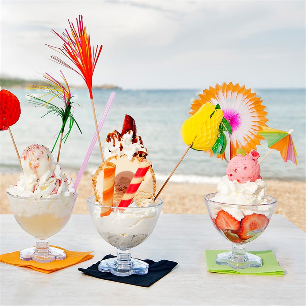 García de Pou 115.07 Adornos Helados Abanicos Chinos, Diámetro 12 x 15 cm, 7200 unidades, Multicolor