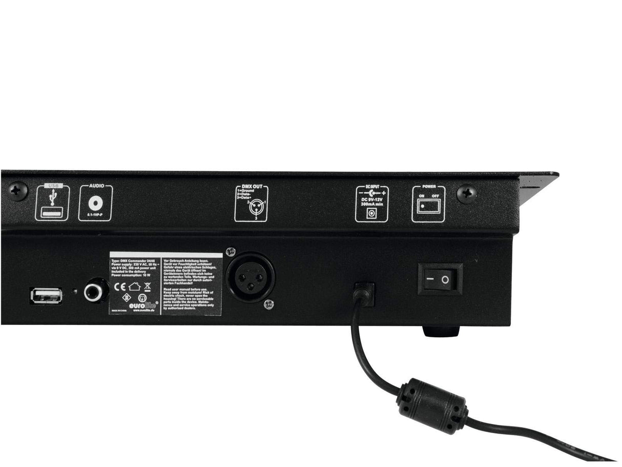 Eurolite DMX Controller DMX Commander 24/48 Controller 48-Kanal 48,30cm (19") -Bauform, Musiksteuerung (70064550) marca Eurolite
