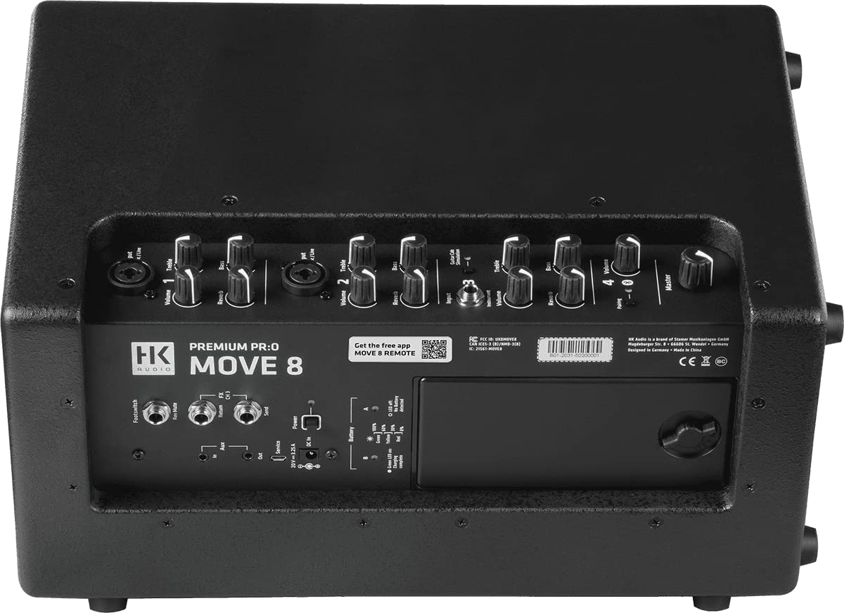 HK AUDIO PR:O Move 8 · Set PA función batería
