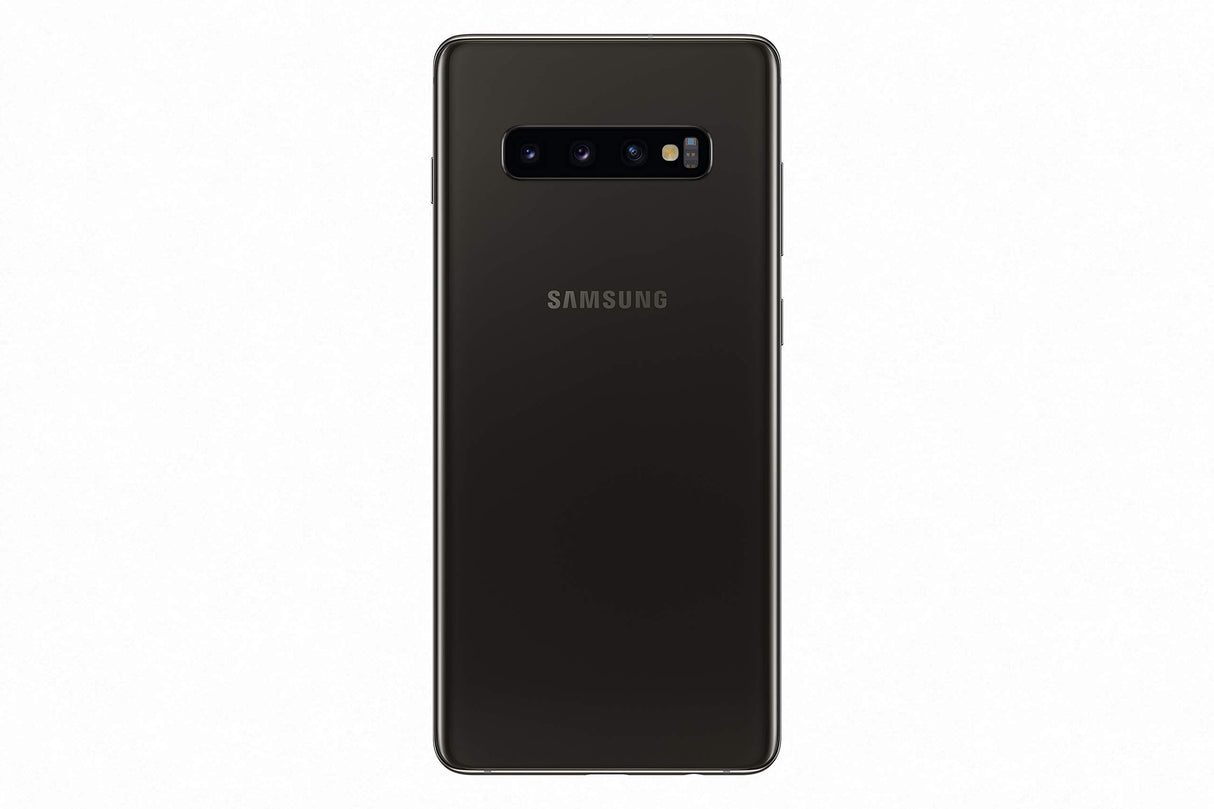 Samsung Galaxy S10+, Smartphone de 6.4" QHD+ Curved Dynamic Amoled, 16 Mp, Exynos 9820, Wireless & Fast & Reverse Charging, Android, 128 GB, Negro Cerámico