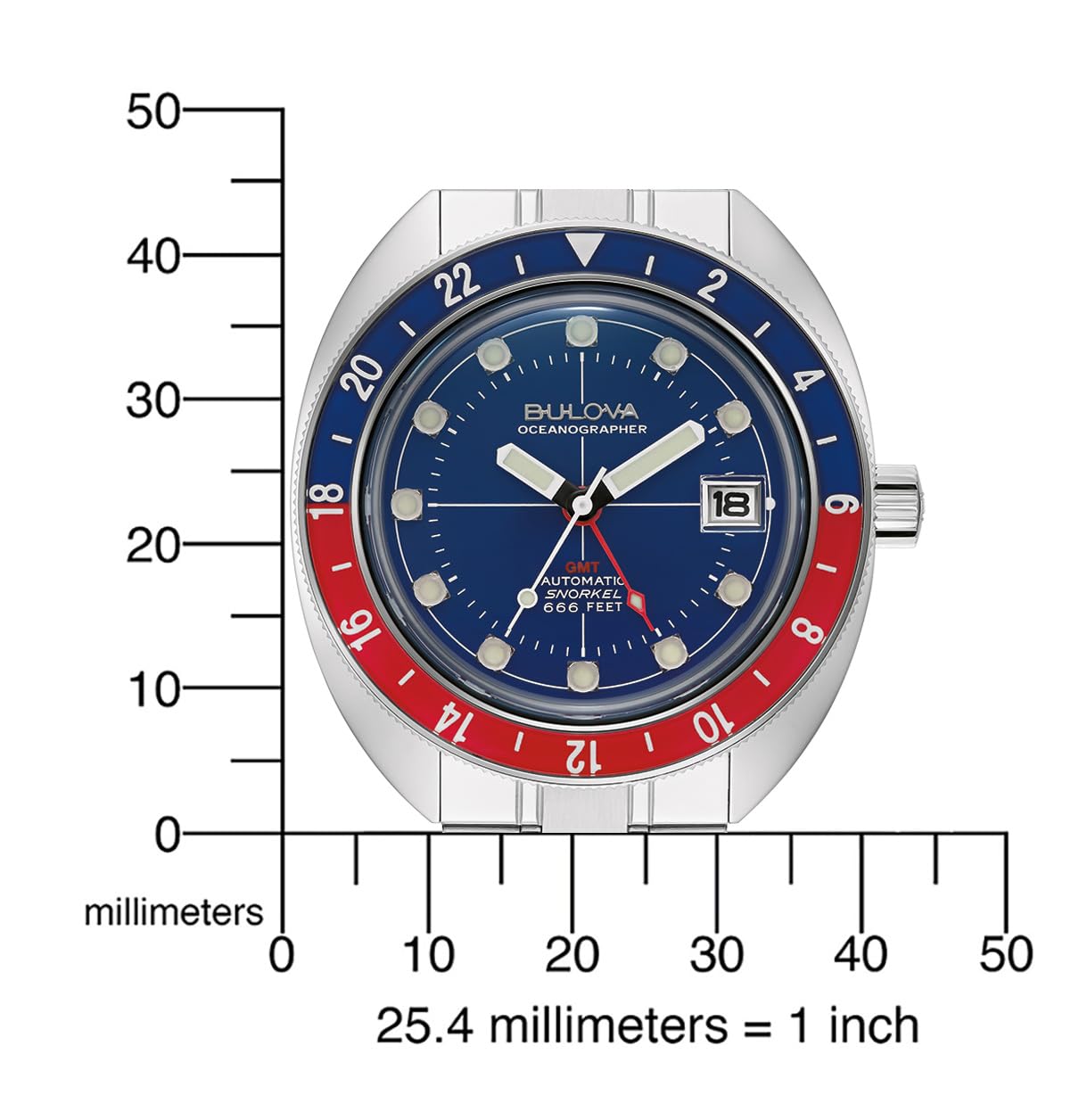 Bulova Inspección automática 96B405