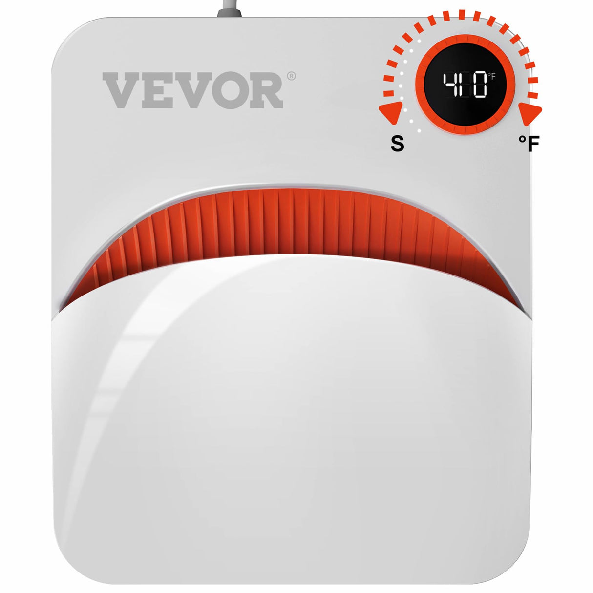 VEVOR Prensa de Calor Portátil 30 x 25 cm Para Camisetas - Máquina de Transferencia 750W - Temperatura 40-205 °C - Uso Doméstico y Bricolaje