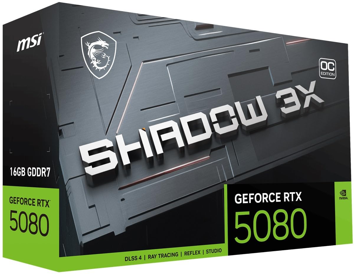 MSI GeForce RTX 5080 16G Shadow 3X OC
