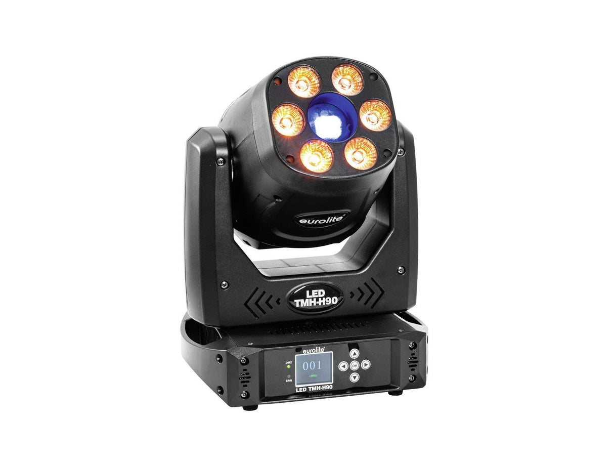EUROLITE LED TMH-H90 Hybrid Moving-Head Spot/Wash COB (51786077) marca Eurolite