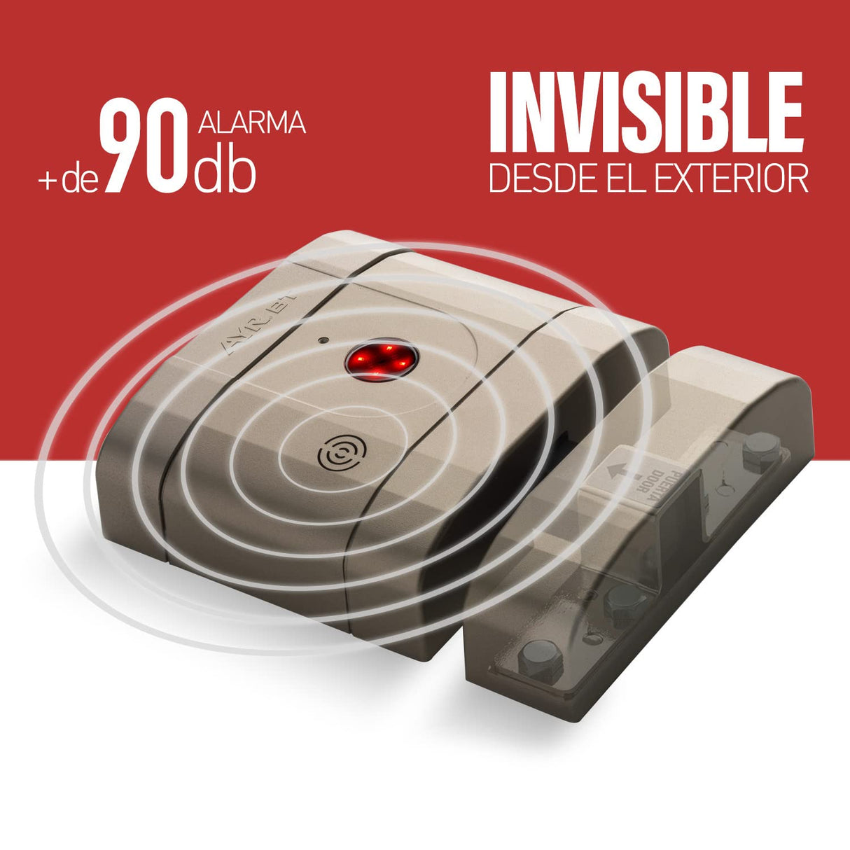 Cerradura electrónica invisible de alta seguridad int_LOCK BT. Acabado níquel mate.