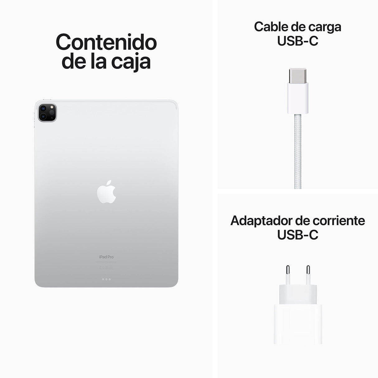 2022 Apple iPad Pro de 12,9 Pulgadas (Wi-Fi, 1 TB) - Plata (6.ª generación)