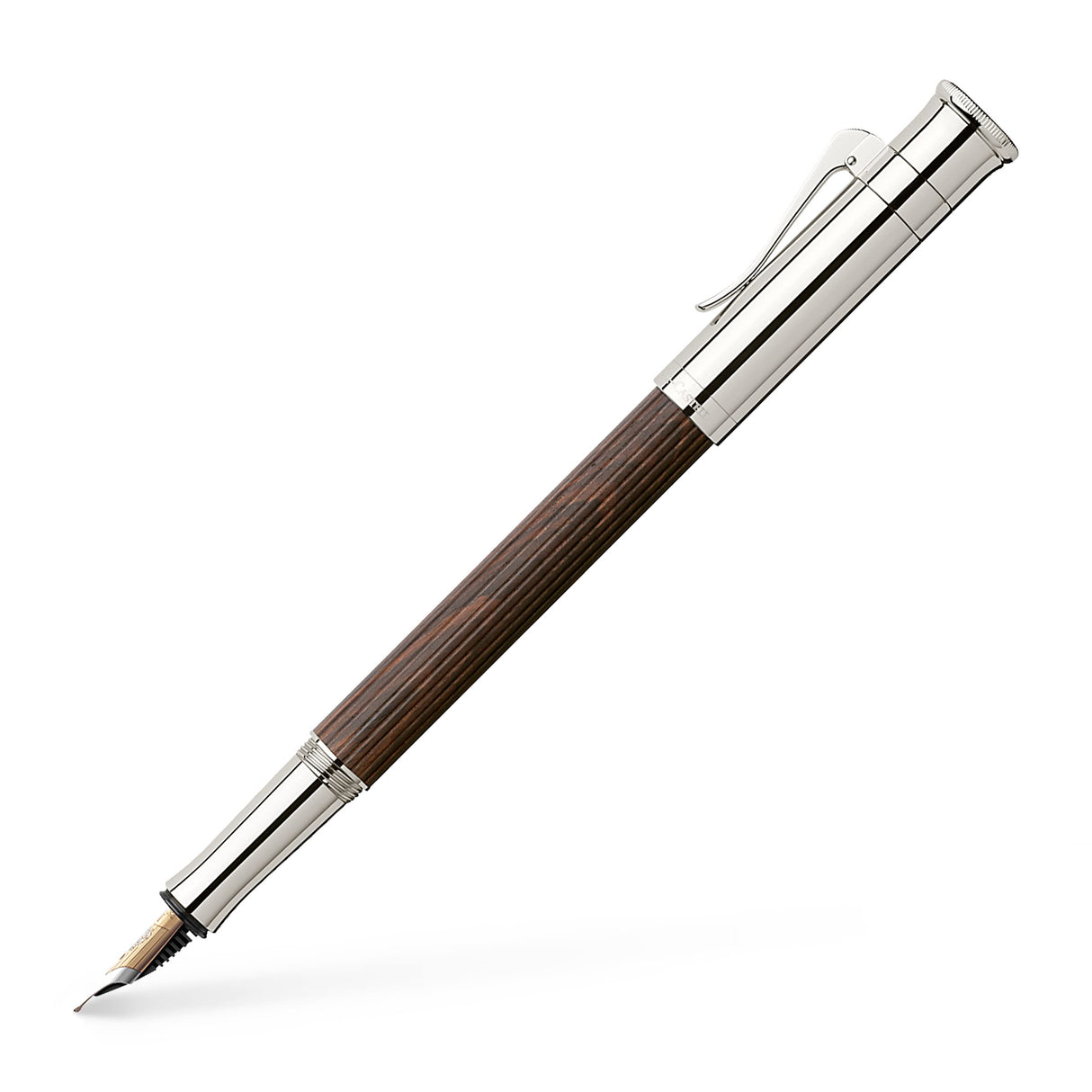 Graf von Faber-Castell 145522 Classic - Pluma estilográfica (granadill, anchura de la pluma EF