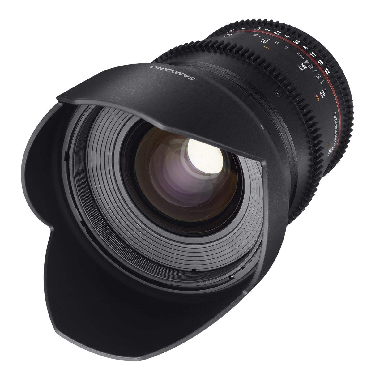 Samyang Canon EF - Objetivo de vídeo para cámaras réflex Digitales, Color Negro
