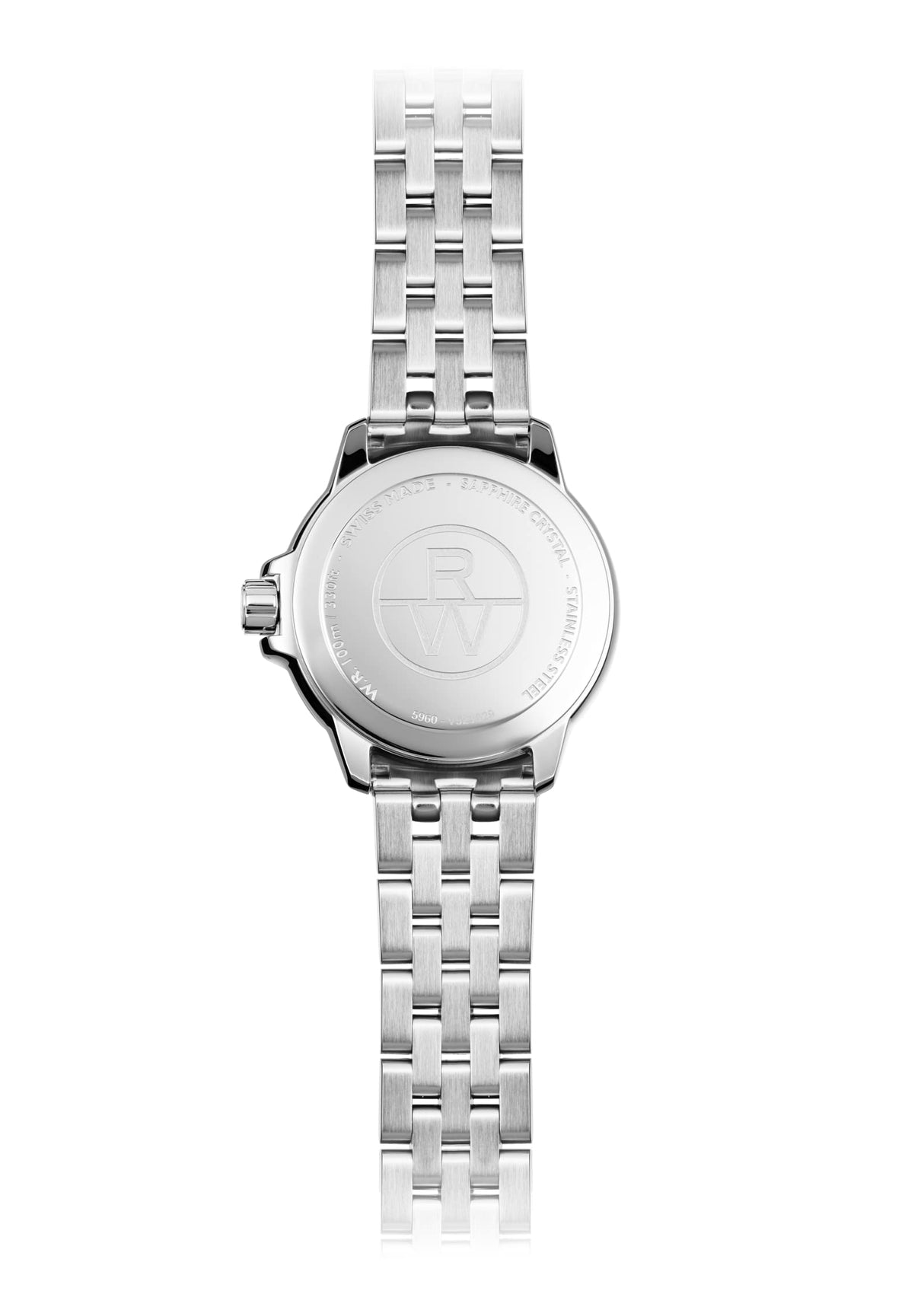 Raymond Weil Reloj Tango, 5960 -ST -00500, Redonda, Cuarzo para Mujer Azul Caja de 30 mm