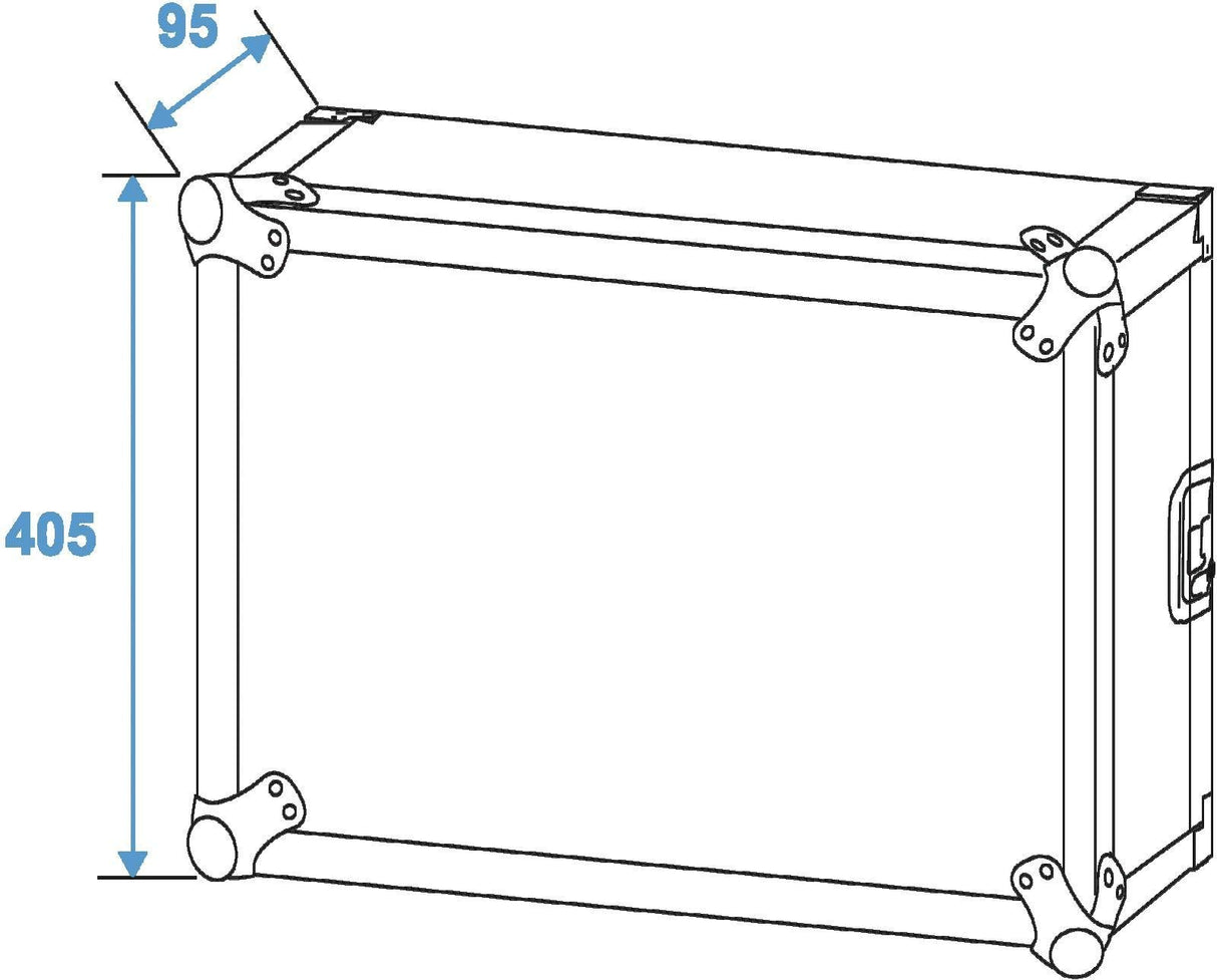 ROADINGER - Rack Profi 8U (45 cm)