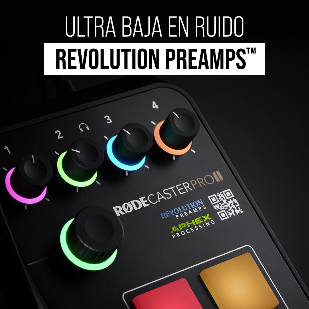 RØDE RØDECaster Pro II RØDECaster Pro II de RØDE, solución de producción todo en uno para podcasts, transmisiones, producción musical y creación de contenido
