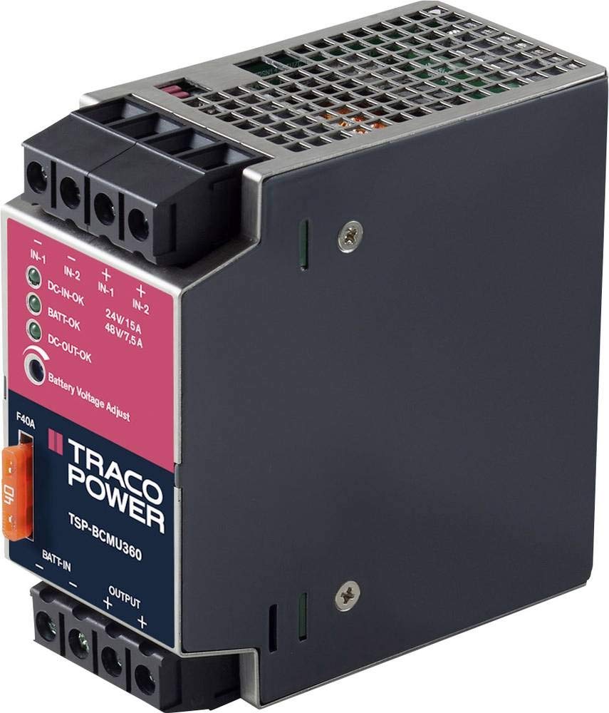 TracoPower TSP-BCMU360 - Módulo de redundancia para carril DIN (riel DIN), 15000 mA, 360 W, 1 unidad