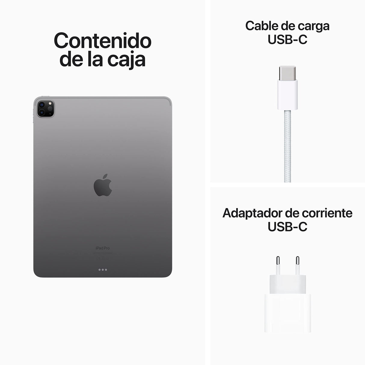 2022 Apple iPad Pro de 12,9 Pulgadas (Wi-Fi + Cellular, 1 TB) - Gris Espacial (6.ª generación)