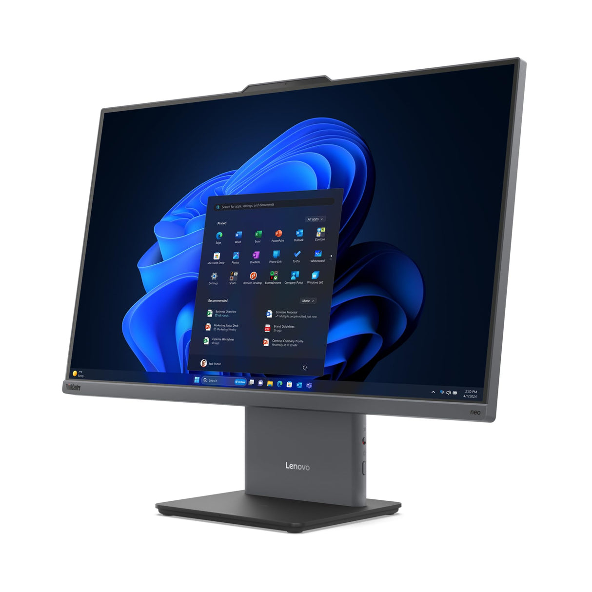 Lenovo ThinkCentre Neo 50a AiO 12SB000HGE - 68,6cm (27") FHD-Display - i7-13620H, 16GB RAM, 512GB SSD, UHD Grafik,