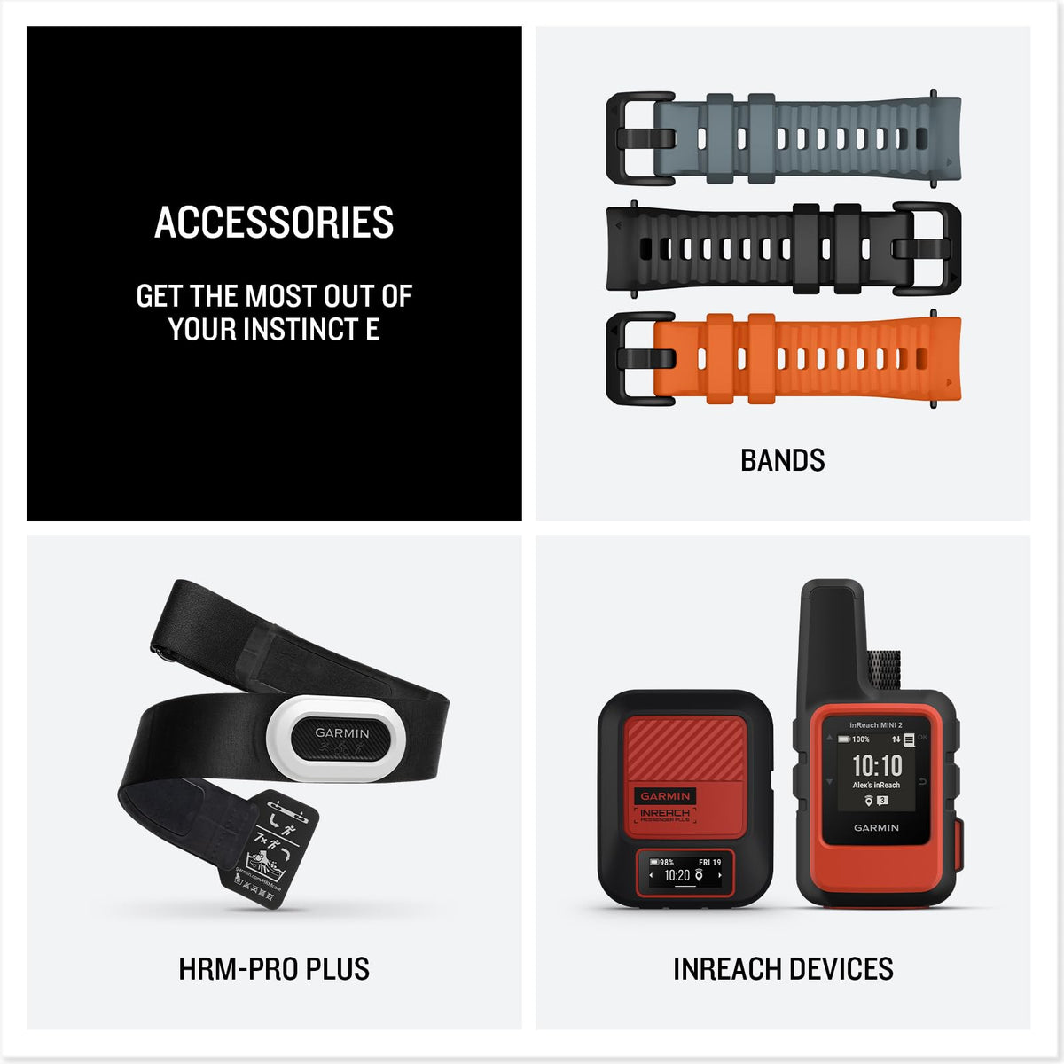 Garmin Instinct E, Reloj Inteligente con GPS, 40 mm, Resistente al Agua, Aplicaciones Deportivas integradas, Monitorización de la Salud, Notificaciones Inteligentes, Amarillo