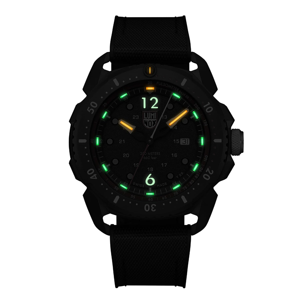 Luminox Reloj Analógico para Hombres de Cuarzo con Correa en Caucho XL.1051