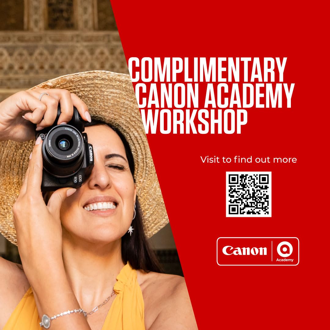 CANON EOS R10 Cámara Mirrorless + Objetivo RF-S 18-45 mm F4.5-6.3 IS STM, Cámara Evil APS-C (24,2 MP) -4 EV, Vídeo 4K 60 fps, Dual Pixel CMOS AF II, Pantalla Táctil de Ángulo Variable, Negro