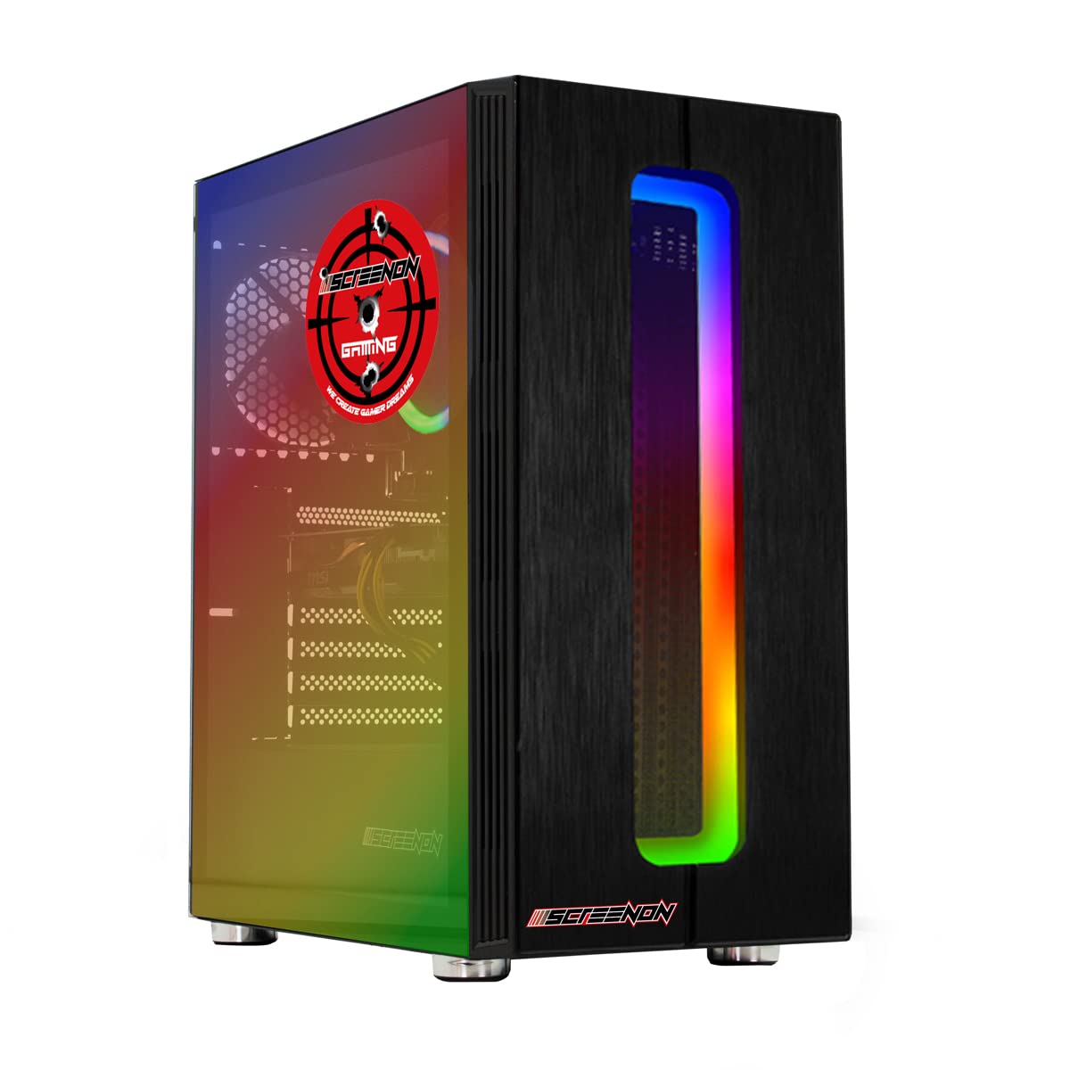 ScreenOn - Ryzen 7 5700G - 500GB SSD - RTX 3060 - Game PC A40133 - WiFi - Windows 11 Pro