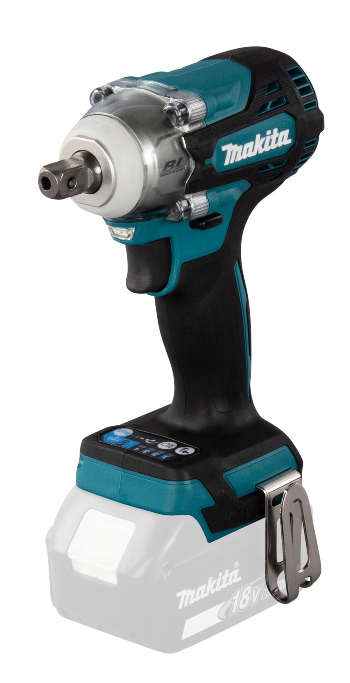 Makita DTW301Z-Llave de Impacto bl 18v lxt 330nm 1/2" Bola, Negro, sin batería y cargador