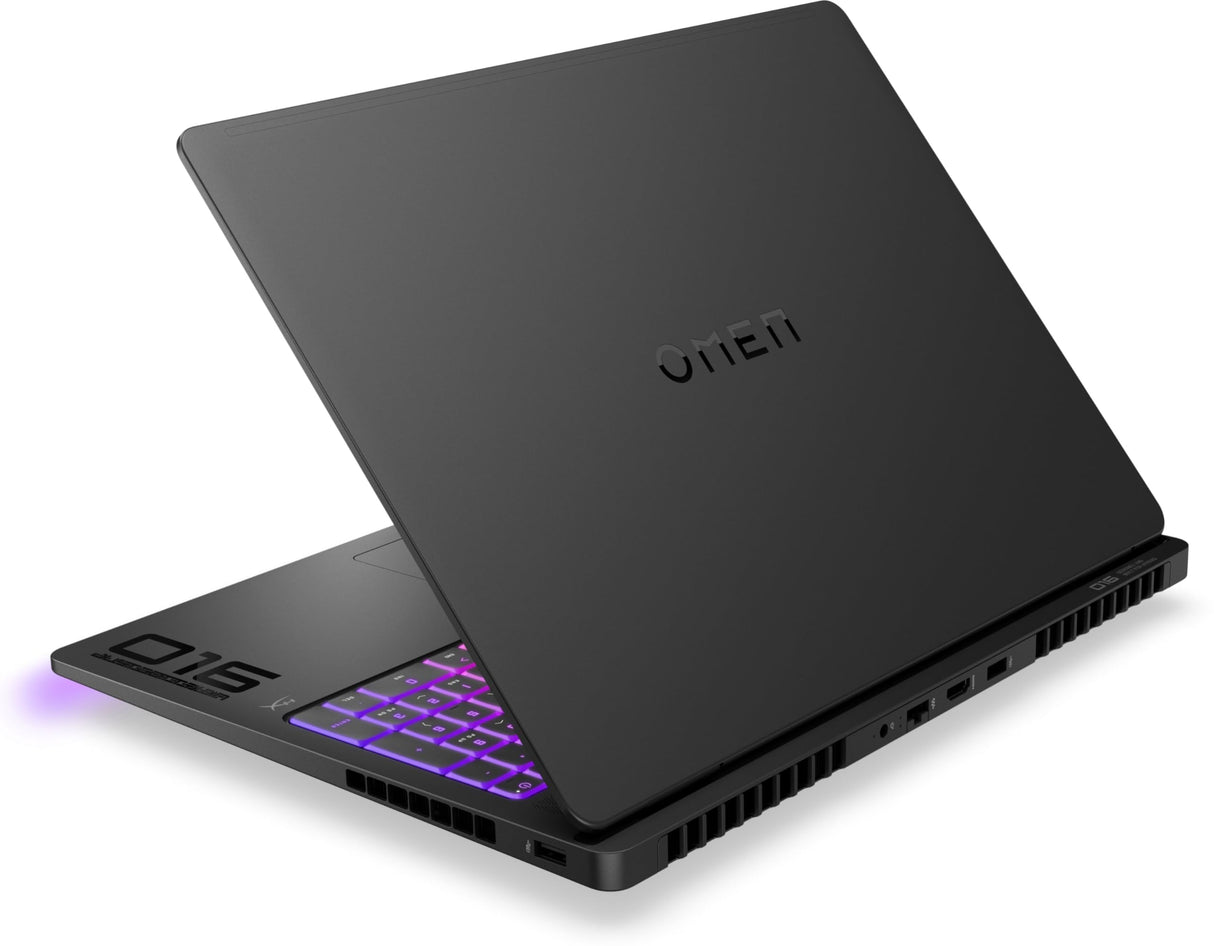 HP OMEN MAX 16-ah0018ns - Ordenador Portátil Gaming de 16" 2.5K 240Hz (Intel Ultra 7-255HX, 32GB RAM, 1 TB, NVIDIA GeForce RTX 5070 TI 12GB, Windows 11, WiFi 7) Negro - Teclado QWERTY Español