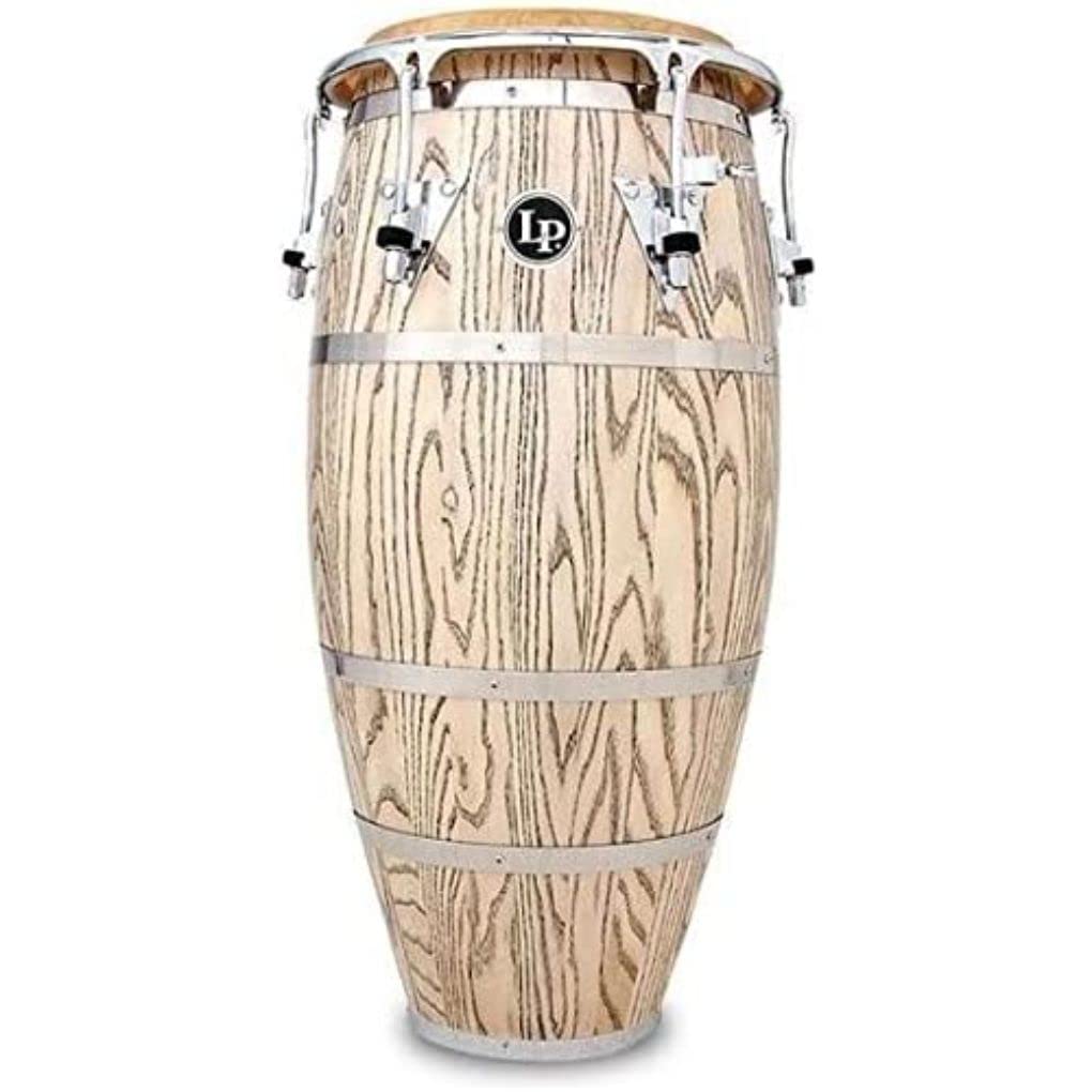 Latin Percussion Conga Giovanni Palladium Requinto 9-3/4" LP859Z, Fresno Natural, Hardware cromado