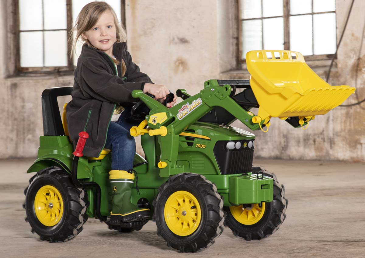 Rolly Cargador Franz Cutter Pedal John Deere Tractor, Color Verde, 146 x 52.5 x 77 cm (915267-12219)