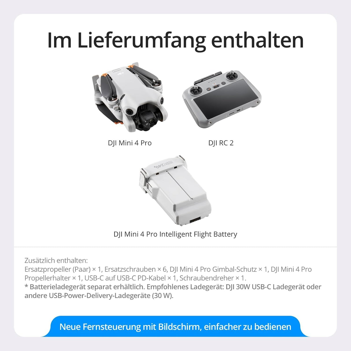 DJI Mini 4 Pro (DJI RC 2) (GL)