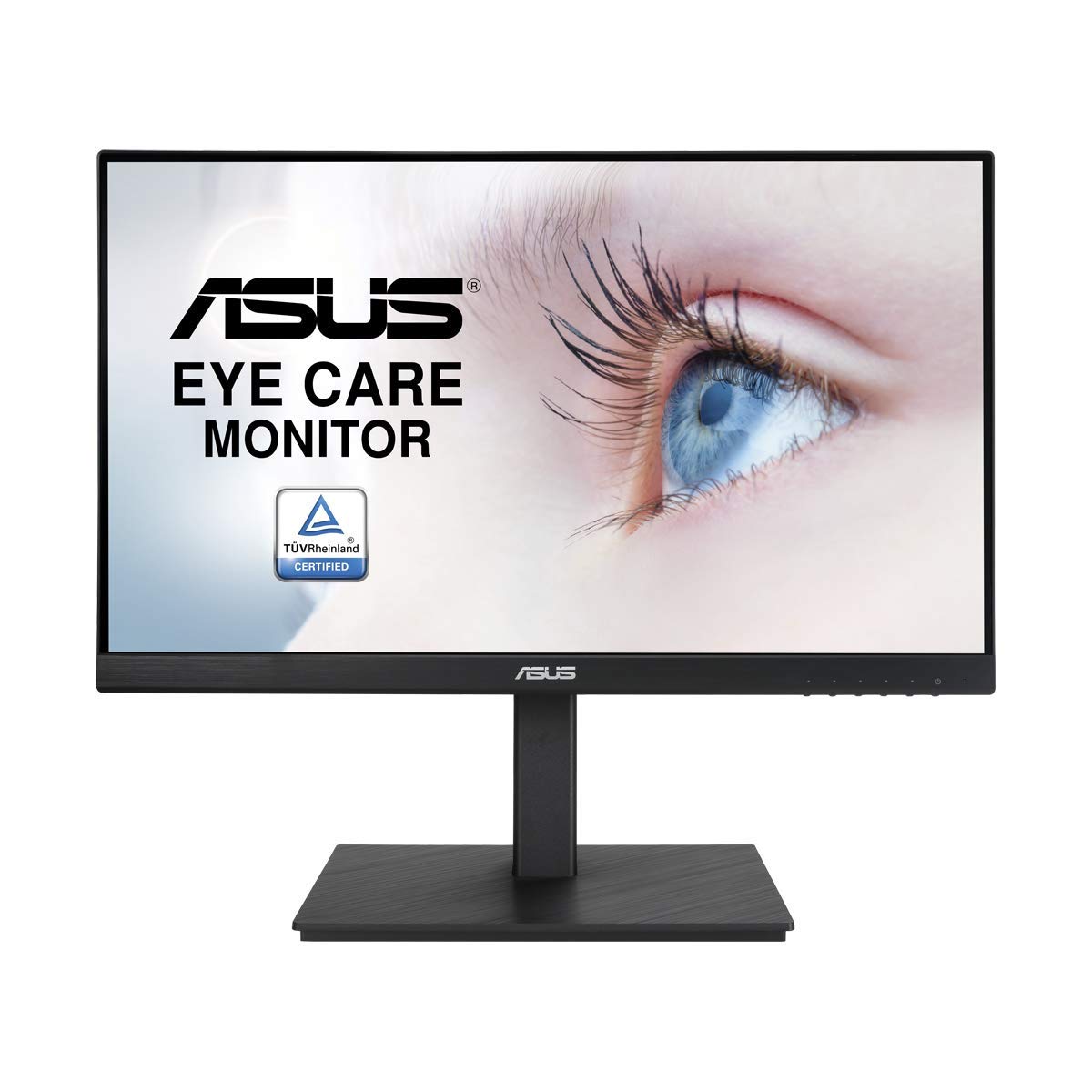 ASUS VA229QSB Monitor Eye Care: 21.5 pulgadas, FHD (Full HD 1920 x 1080), 75 Hz, Adaptive-Sync/FreeSync, DisplayPort, HDMI, Filtro de luz azul, Antiparpadeo, Soporte ergonómico