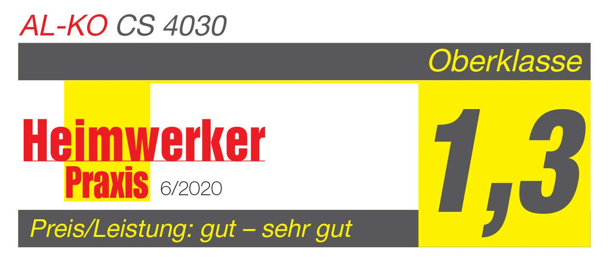 AL-KO Motosierra con batería CS 4030, 30 cm de longitud de espada, tensión de cadena sin herramientas, espada original Oregon (sin batería/cargador)