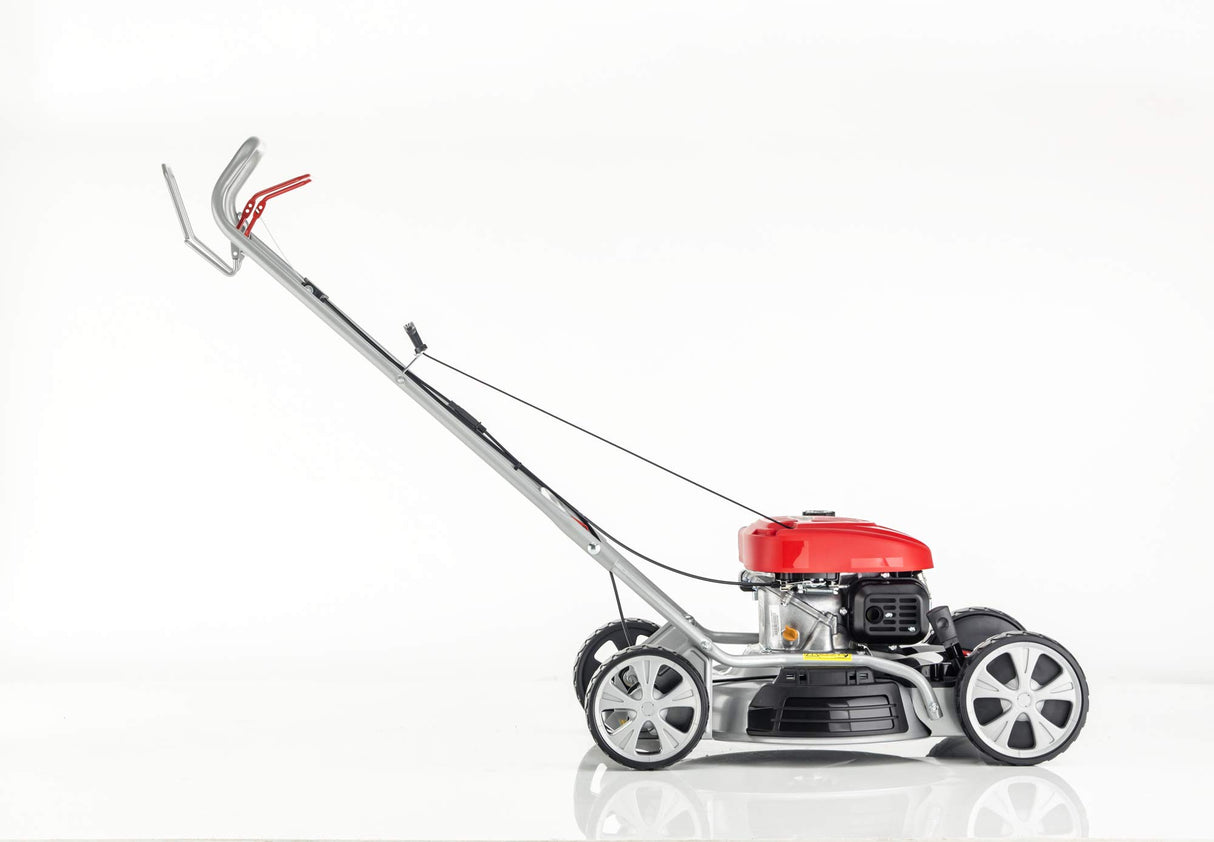 AL-KO 468 SP-A BIO - Cortacésped autopropulsado de gasolina | Potente motor de 2,1 kW | Ancho de corte de 426 cm | Cubierta de acero