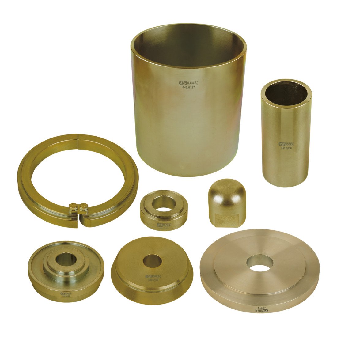 KS Tools 440.0125 Juego de rodamiento de rueda, delantero para Citroën / Fiat / Peugeot, 8 pzs