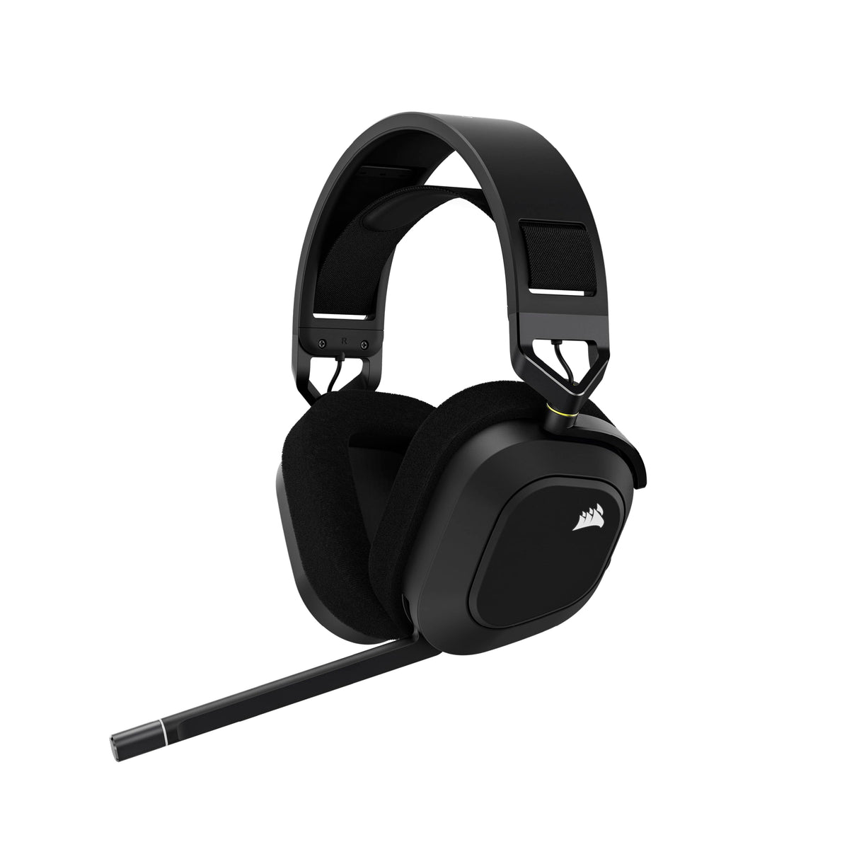 Corsair HS80 RGB WIRELESS Auriculares Inalámbricos para Juegos Multiplataforma RGB - Dolby Atmos - Micrófono Omnidireccional - Compatible con iCUE - PC, Mac, PS5, PS4 - Carbono