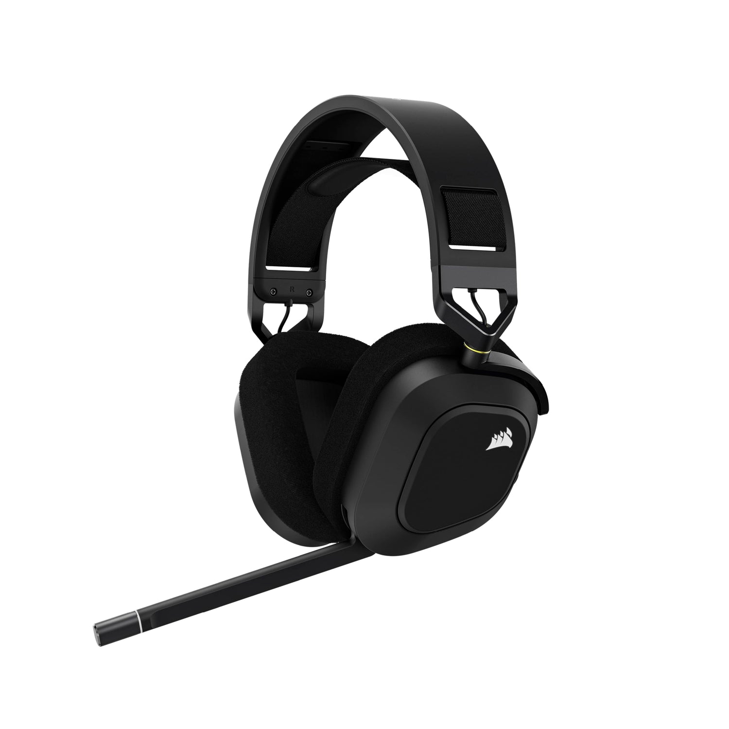 Corsair HS80 RGB WIRELESS Auriculares Inalámbricos para Juegos Multiplataforma RGB - Dolby Atmos - Micrófono Omnidireccional - Compatible con iCUE - PC, Mac, PS5, PS4 - Carbono