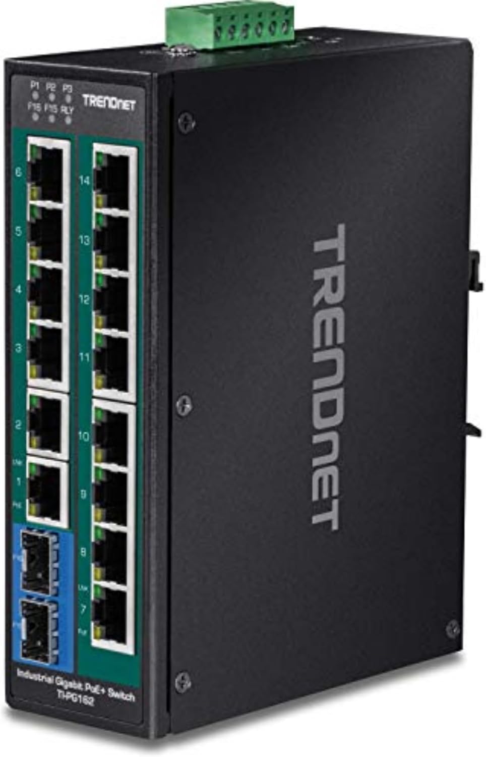 16-PORT INDUSTRIAL GIGABIT POE CPNT