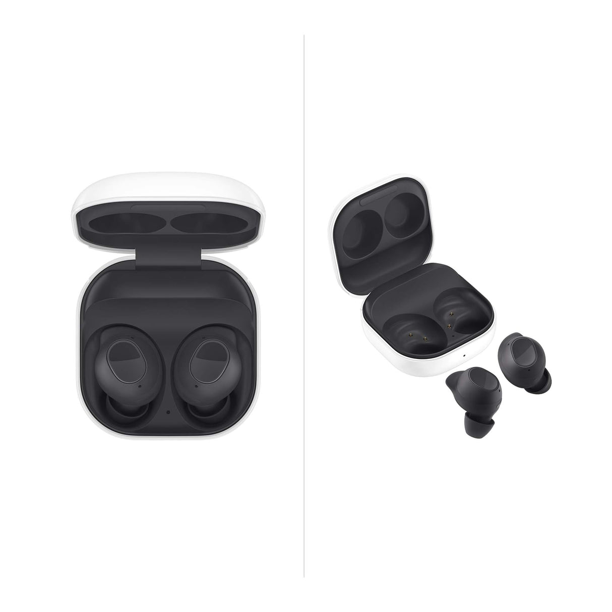 Samsung Galaxy Buds FE + Cargador - Auriculares Inalámbricos, Cancelación de Ruido Activa, Ajuste Cómodo, 3 Micrófonos, Control Táctil, Bajos Graves, Gris (Versión Española)