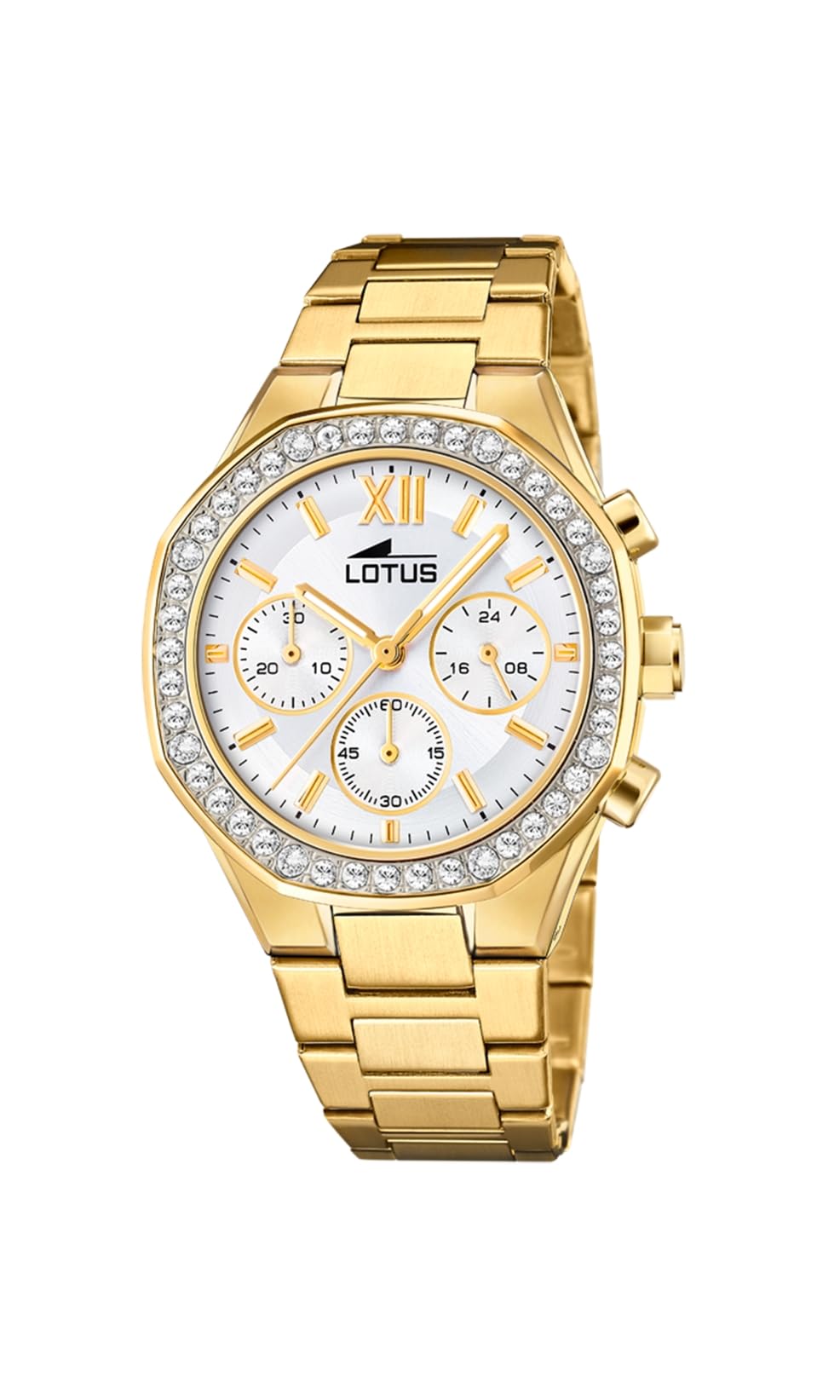 Reloj Lotus para Mujer 18873/1 Excellent Caja de Acero Inoxidable 316l Dorado Correa de Acero Inoxidable 316l Dorado