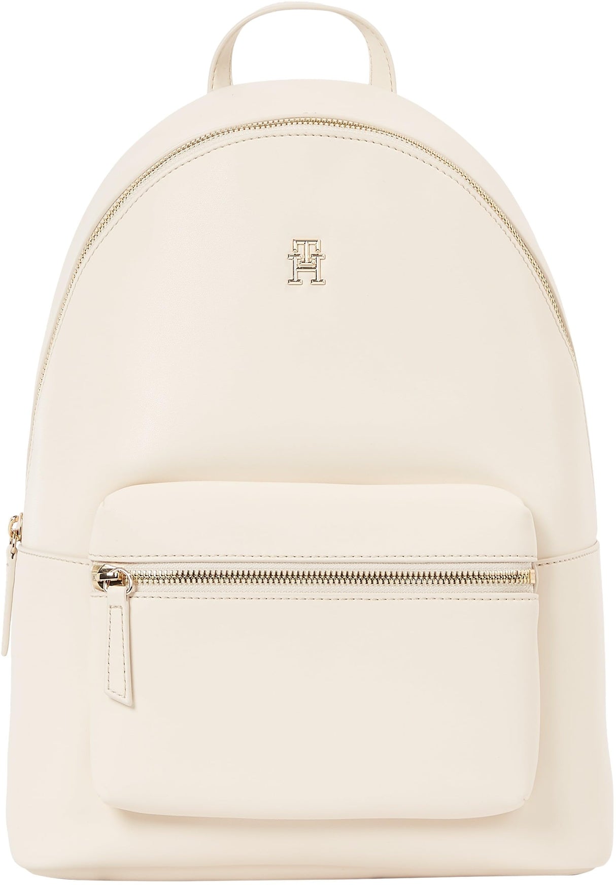 Tommy Hilfiger Mochila Mujer Logotape elegante, Beige (Sugarcane), Talla Única