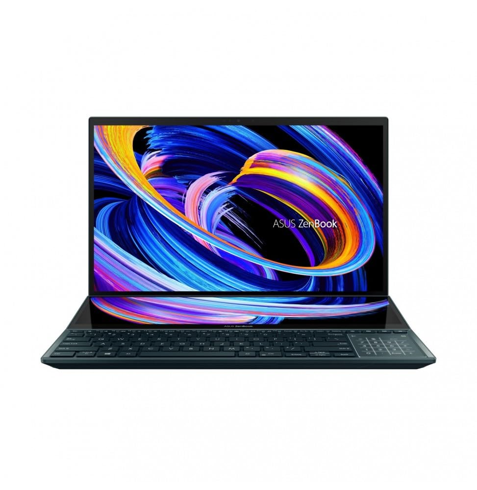 ASUS ZenBook Pro Duo 15 OLED UX582ZW-H2035W -Ultra HD (Intel Core i7-12700H, 16GB RAM, 1TB SSD, RTX 3070 Ti 8GB, Windows 11 Home) Azul Celestial